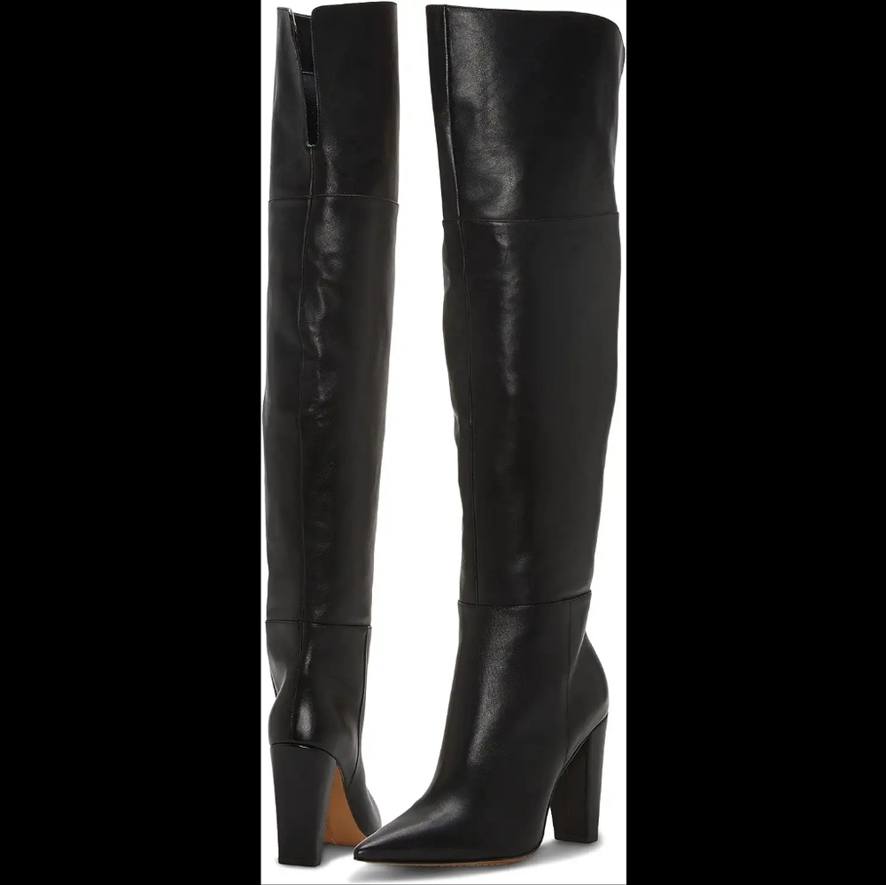 Black Minnada Over-the-Knee Boot